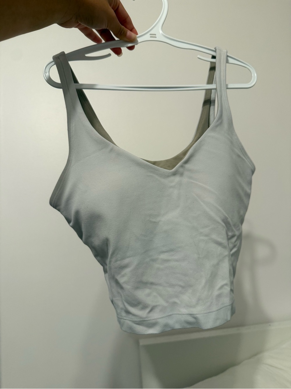 Lululemon Align Cropped White Top